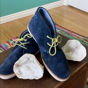 Ted Baker Navy Suede Casual Shoe